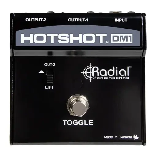 [HotShot DM1] Radial HotShot DM1 - Sélecteur de Sortie Microphone avec Mute