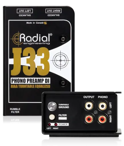 [J33] Radial J33 - Boîte Direct et Préamplificateur - Audio Pro