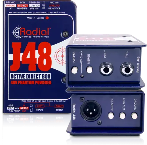 [J48] Radial J48 - Boîte Directe Active - DI Box