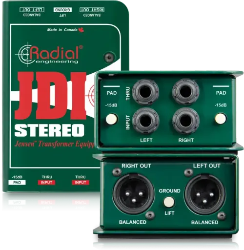 [JDI Stereo] Radial JDI Stereo - Boite Directe Stereo - Performance Audio