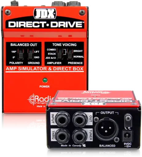 [JDX DIRECT DRIVE] Radial JDX Direct Drive Boîte Direct et Simulateur D'ampli