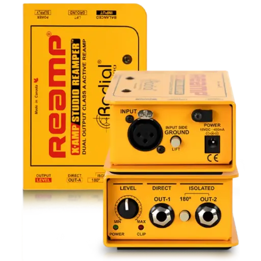 [X-500] Radial X-Amp 500 - Réamplificateur 2 Sorties - Reamping Audio