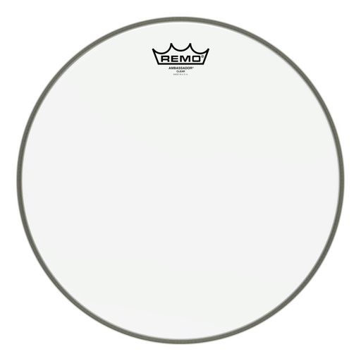 [BA-0314-00] Remo BA-0314-00 - Peau de Batterie 14 pouces - Clear Ambassador