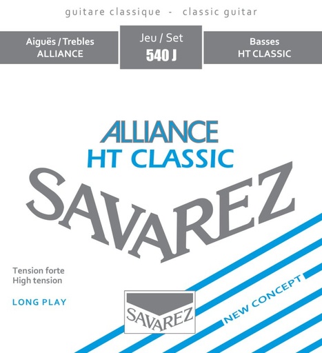 [540J] Savarez 540J - Classical Guitar Strings - High Tension