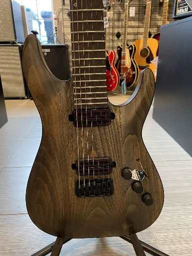 [1303-Used] Schecter - Apocalypse C-7 - Rusty Grey - Guitare Usagée - Performance Épique