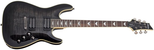 [2025-SHC] Schecter 2025-SHC - Guitare Électrique - Omen Extreme Noir Transparent