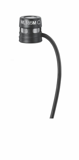 [WL185MB/C-TQG] Shure WL185m, micro-cravate cardioïde noir à connecteur TA4F