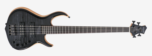 [M7-SWAMP2ND-TBK] Sire M7 Basse 2ème Gén 4 Cordes Swamp Ash Noir Transparent