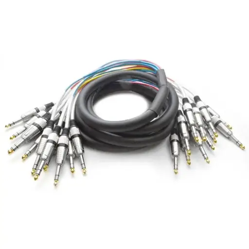 Digiflex SN 14TRS - Snake 1/4TRS x 1/4TRS 10' - Câble Audio