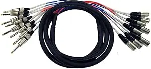 Digiflex SN XLRM-14TRS - Snake 8 Canaux XLR-M / 1/4TRS