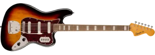 [SQ 037-4580-500] Squier Classic Vibe Bass VI - Guitare Basse - Sunburst 3 couleurs