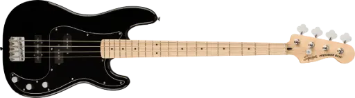 [SQ 037-8553-506] Squier Affinity Series PJ - Basse - Manche Érable Noir