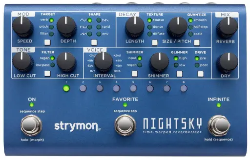 [NIGHTSKY] Strymon NightSky - Pédale de Reverb - Sonorités Célestes