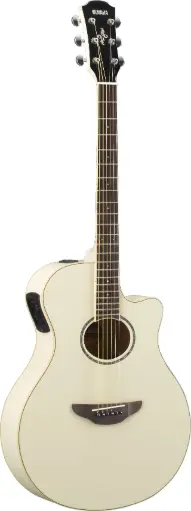 [APX600 VW] Yamaha APX600 VW - Guitare Électro-Acoustique Slim Body Blanche