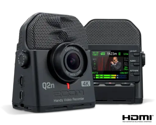 [Q2N-4K] ZOOM Q2N-4K - Caméra Vidéo Ultra HD - Enregistrement Pro