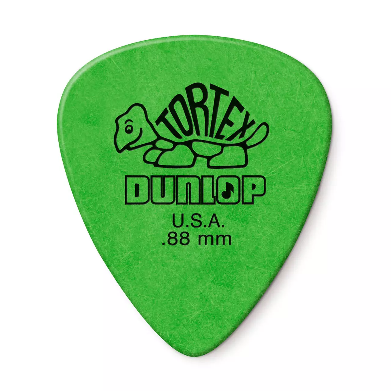 [418P-88] Dunlop Médiator de guitare standard Tortex® vert de 0,88 mm 12/sac