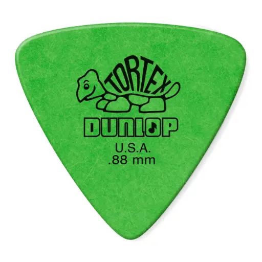 [431P.88] Dunlop 431P.88 - Médiator de guitare triangulaire Tortex