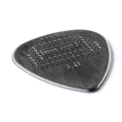 [449P1.0] Dunlop 449P1.0 - Médiator de guitare standard Max-Grip de 1,0 mm paquet de 12