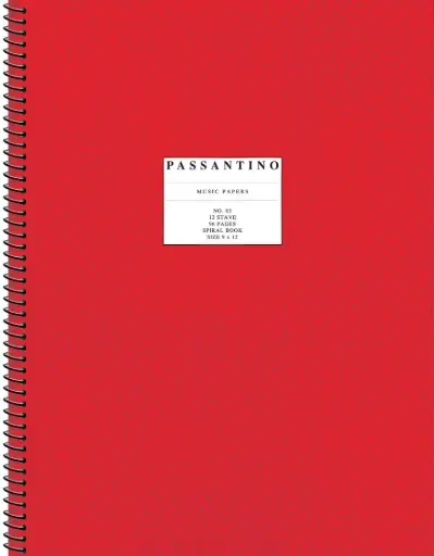 [HL14025121] Cahier de Partition vierge Passantino