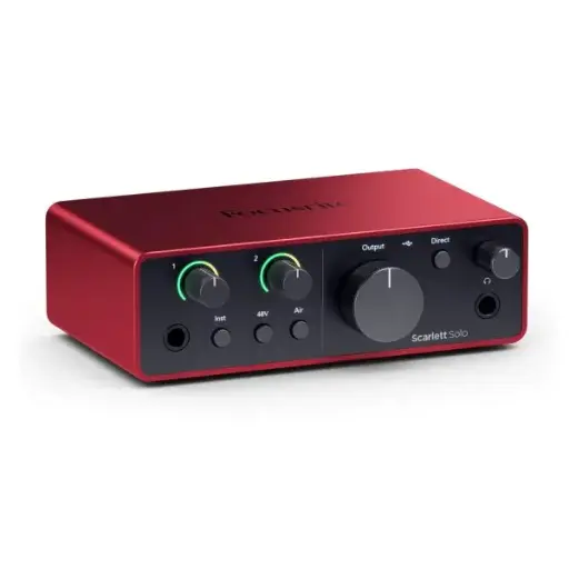 [SCARLETT-SOLO-4TH-GEN] Focusrite Solo 4th Generation - Audio Interface