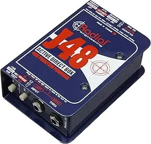 Radial J48 - Boîtier direct actif à alimentation fantôme 48 V