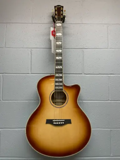 [53377] Godin Connoisseur MJ Sunsetburst Maho with Case