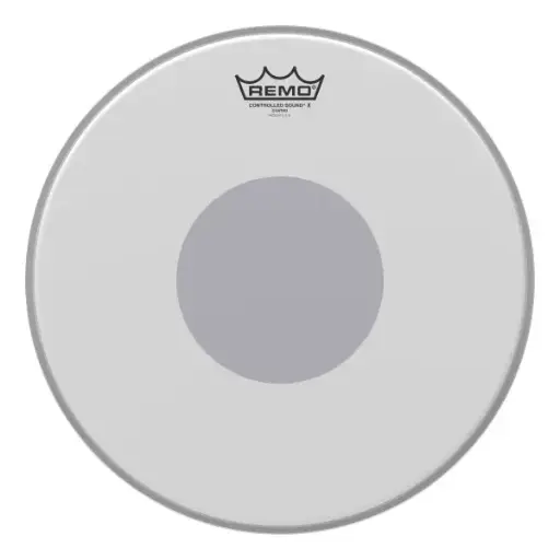 [CX-0114-10] Remo 14" Controlled Sound X Coated Drum Head with Black Dot