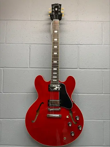 [ES35F00SCNH] Gibson ES-335 Figured Sixties Cherry - Guitare Électrique Semi-vide
