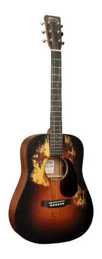 [11Y25DJRESTREETLEGENDBURST] Martin Guitars - Guitare acoustique-électrique D Jr-E StreetLegend Burst étui souple inclus