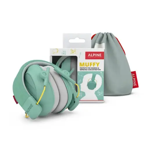 [MUFFYMINT] Alpine Hearing Protection Cache-oreilles Muffy pour enfants, menthe