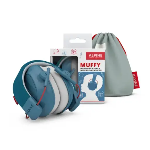 [MUFFYBLUE] Alpine Hearing Protection Cache-oreilles Muffy pour enfants, bleu