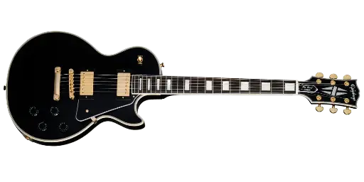[ECLPCEBGH] Epiphone Inspired by Gibson Custom Les Paul Custom (fini ébène, étui inclus)