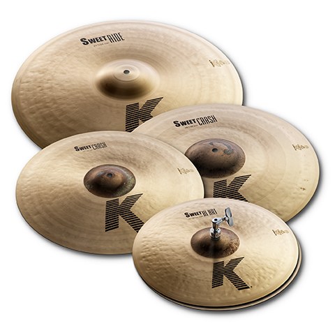 [KS5791] Zildjian K Sweet, ensemble de cymbales (charleston 15, crashs 17 et 19, ride 21 po)