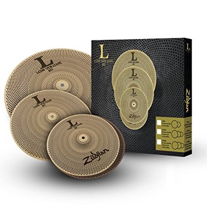 [LV348] Zildjian L80 Low Volume, ensemble de cymbales à faible volume (charleston 13, crash 14, crash ride 18 po)