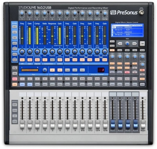 [STUDIOLIVE-16.0.2-USB] PreSonus StudioLive 16.0.2 USB, table de mixage numérique 16 canaux