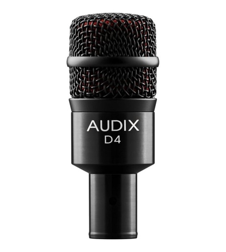 Audix D4, micro dynamique d'instrument hypercardioïde pour tom basse